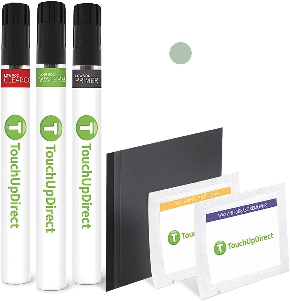 TouchUpDirect H5Q Jasmine Green Metallic Car Touch Up Paint Kit