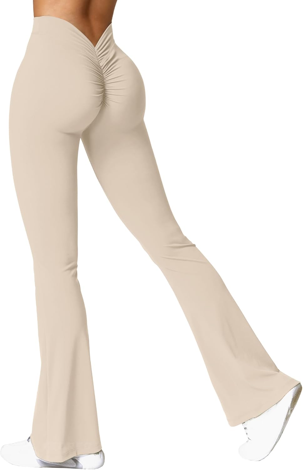 YEOREO Scrunch Flare Leggings for Gym and Yoga Workouts