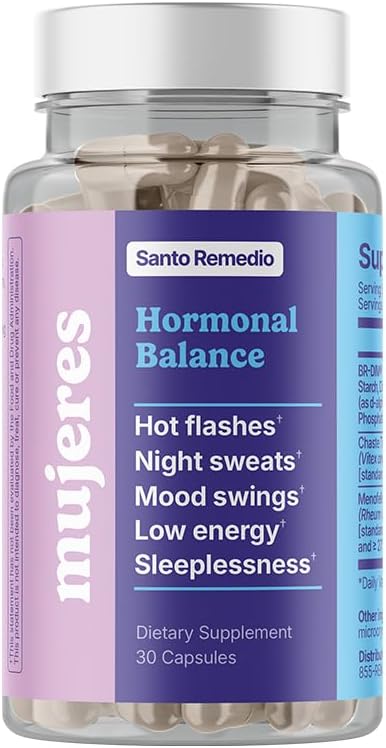 Santo Remedio Hormonal Balance Supplement for Menopause Relief