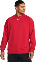 Under Armour Men's Rival Fleece Crew - Ultra-Soft Cotton Fleece
