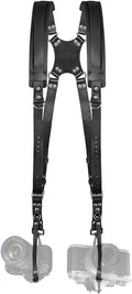 JUSTHERE Camera Harness Dual Camera Strap - Carry Two Cameras