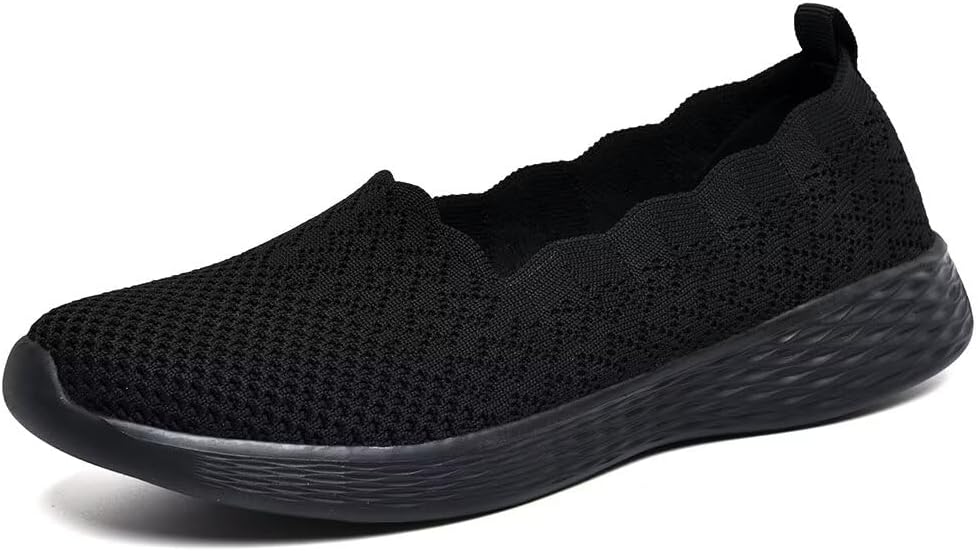 Puxowe Women's Casual Slip on Walking Flat Shoes for Comfort