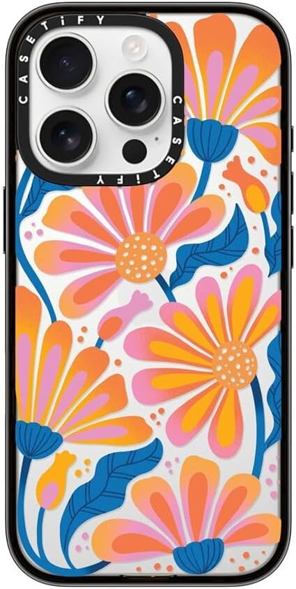CASETiFY Compact iPhone 16 Pro Case - Lazy Daisy Design