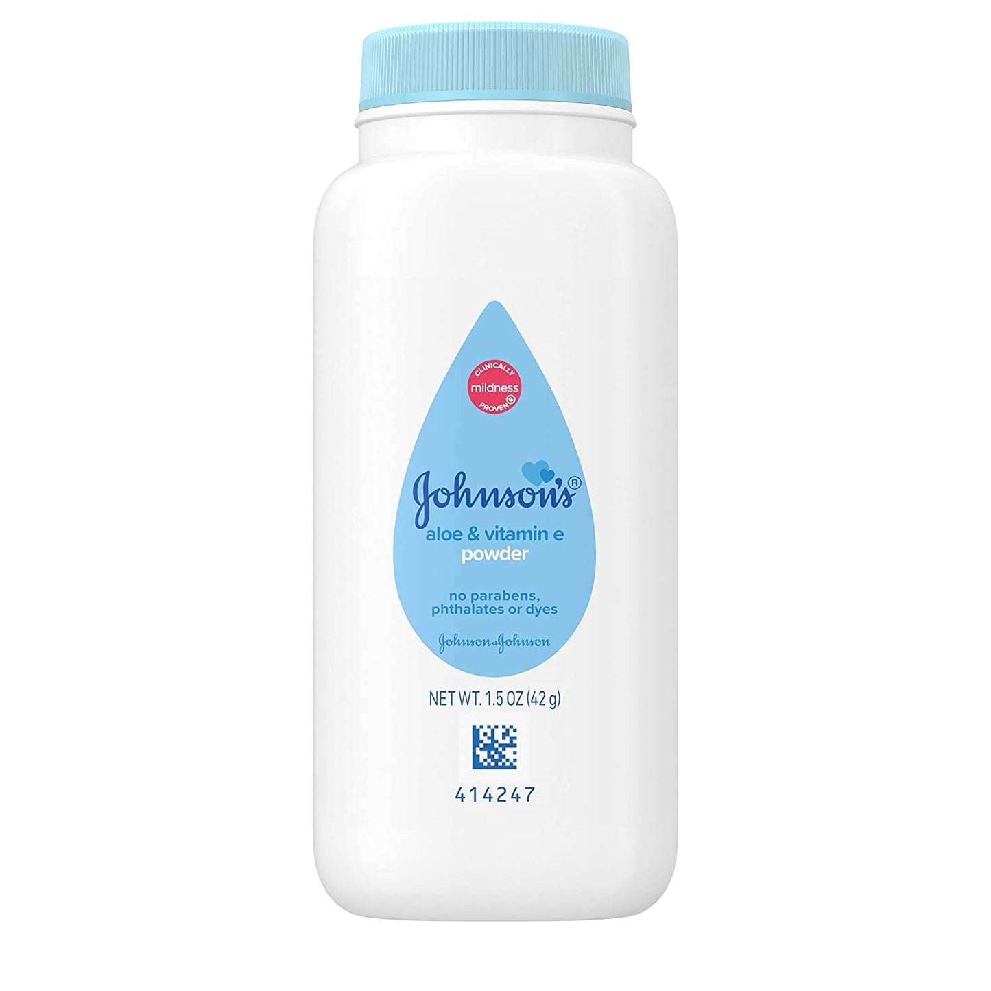 Johnsons Baby Powder with Cornstarch Aloe & Vitamin E - 24 Pack
