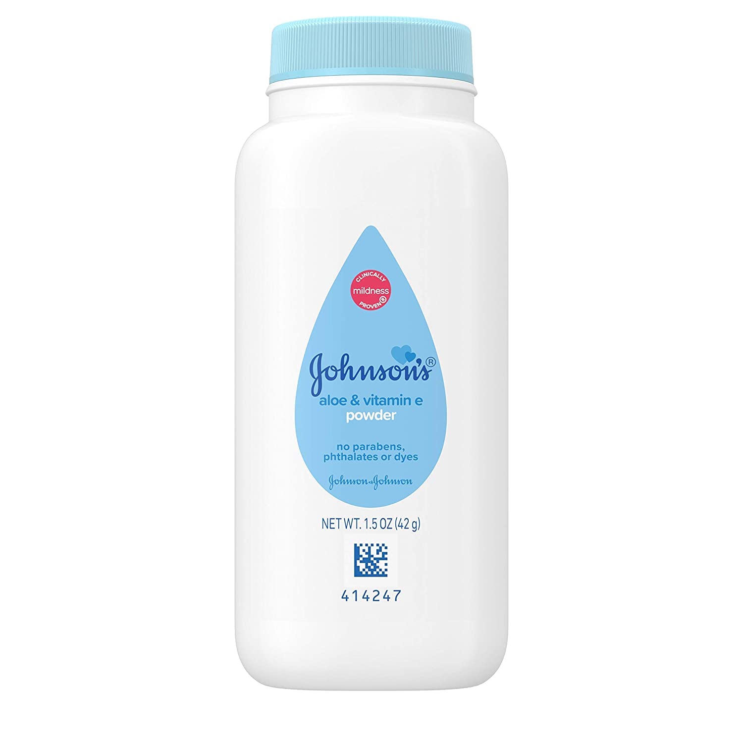 Johnsons Baby Powder with Cornstarch Aloe & Vitamin E - 24 Pack
