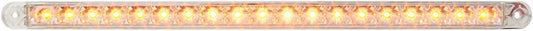 GG Grand General 76381 12 18-LED Light Bar - Bright Amber/Clear Glow