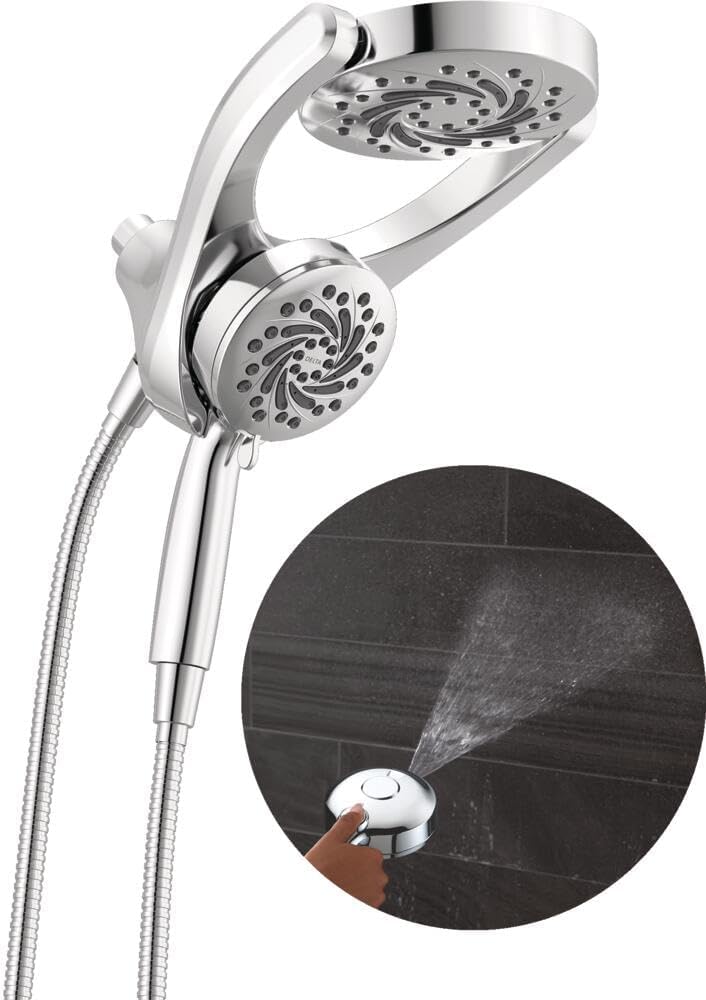 Delta 5-Setting HydroRain 2-in-1 Dual Shower Head Review