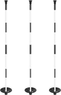 Golf Flagstick Portable Practice Pin Flagpole - Chic Black & White