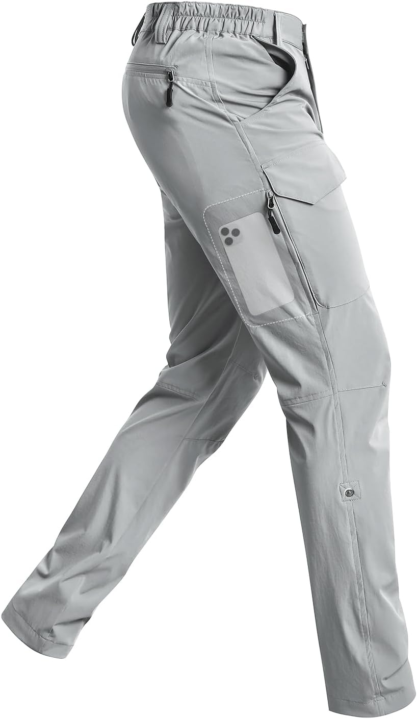 Cycorld Men's Lightweight Water Resistant Quick Dry Hiking Pants