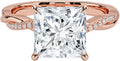 1-3 CT Moissanite Engagement Ring Colorless VVS1 - Twisted Vine