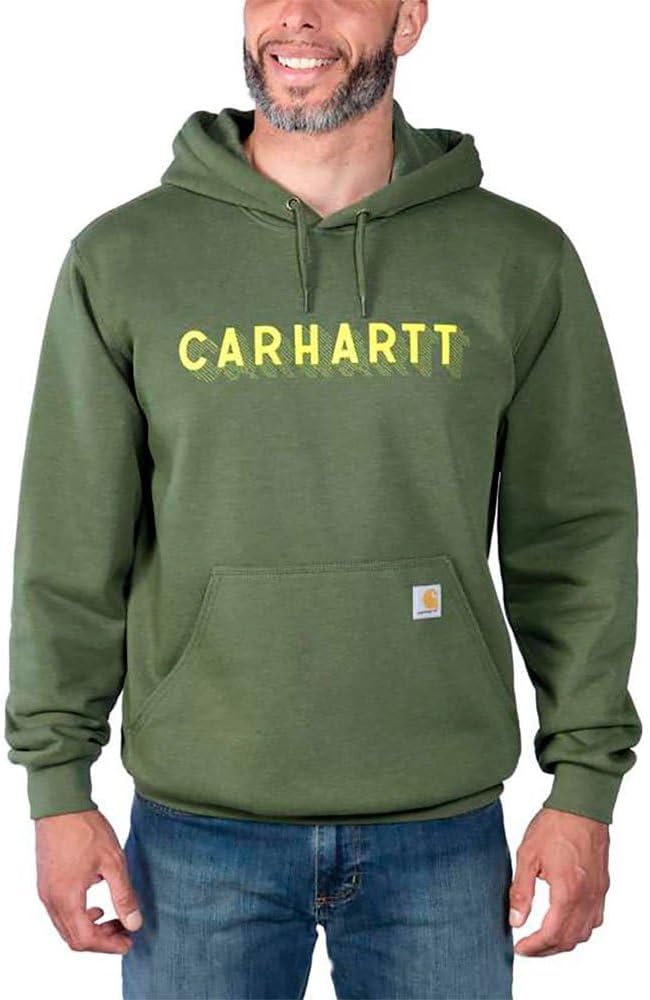 Carhartt Men's Rain Defender Midweight Logo Graphic Sweatshirt