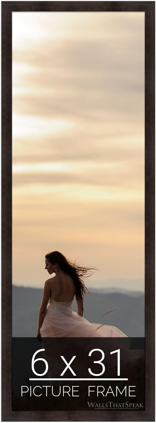 Espresso Brown Picture Frame for Puzzles Posters Photos Artwork
