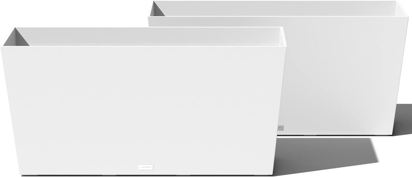 Veradek Pure Series Midori Trough Planter for Indoor or Outdoor Use