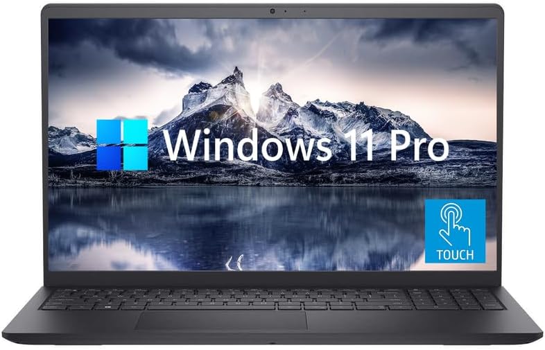 Dell Touchscreen 15.6in Inspiron Business Laptop with Windows 11 Pro
