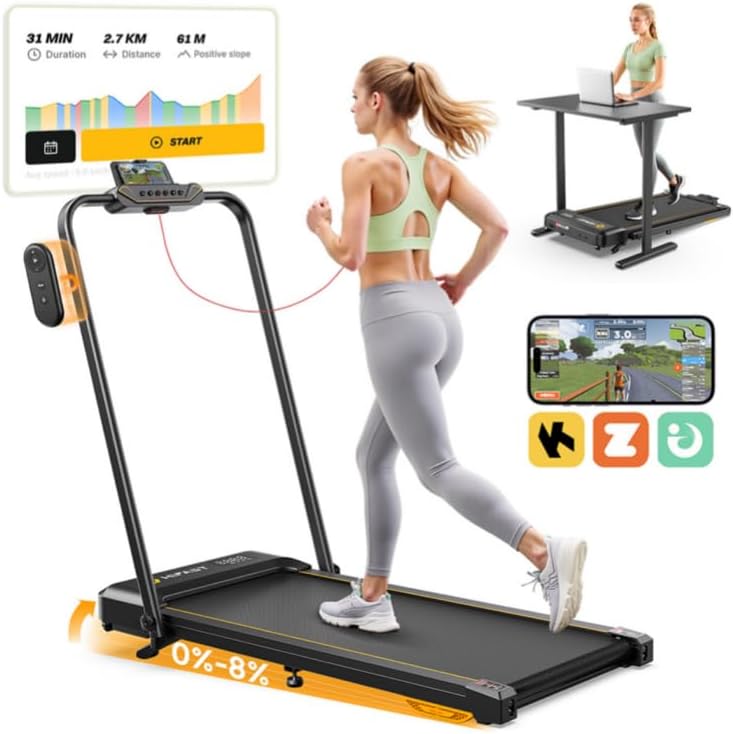 Walking Pad Treadmill for Home Office - Compact & Portable