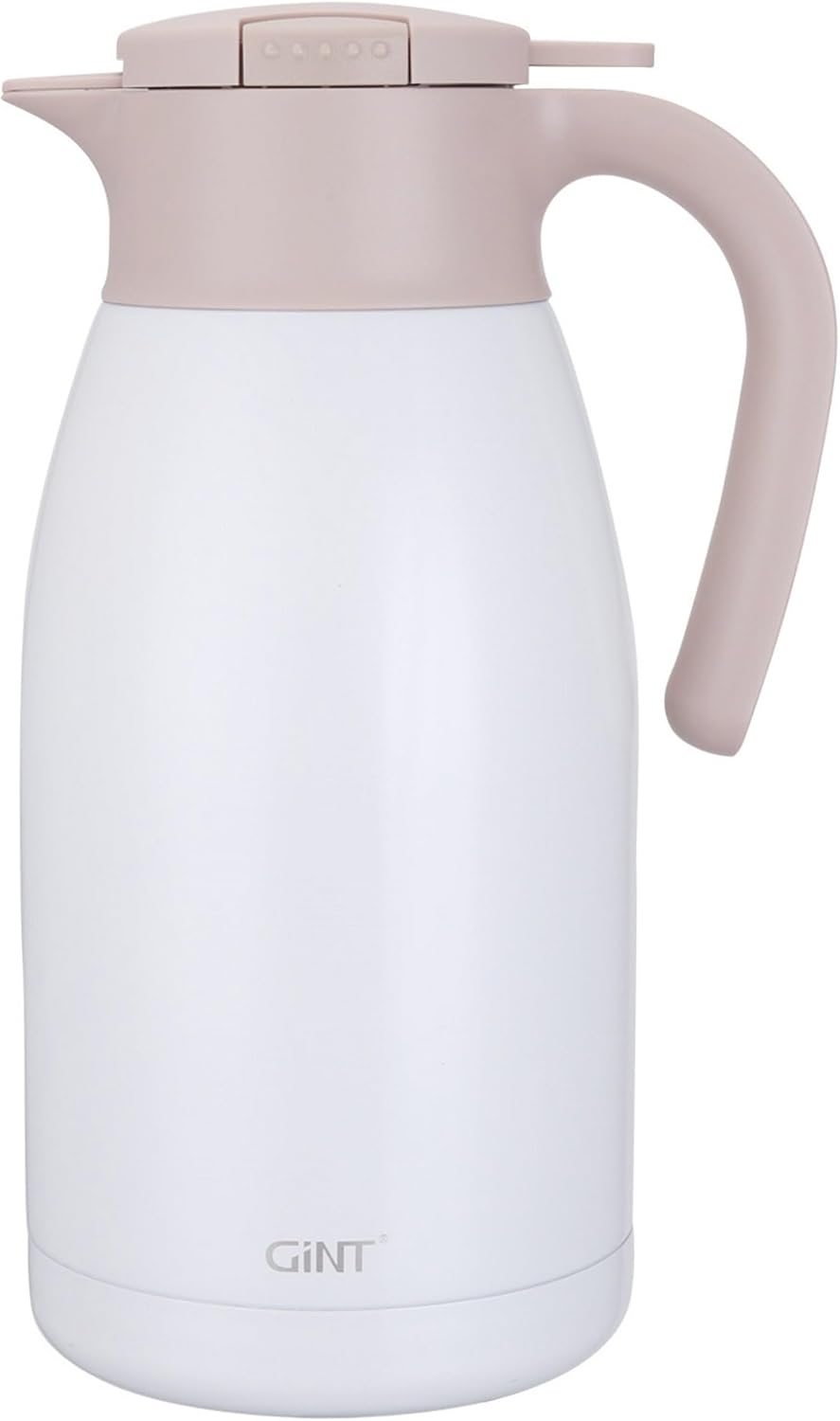 GiNT 1.9L Thermal Coffee Carafe for Hot and Cold Beverages