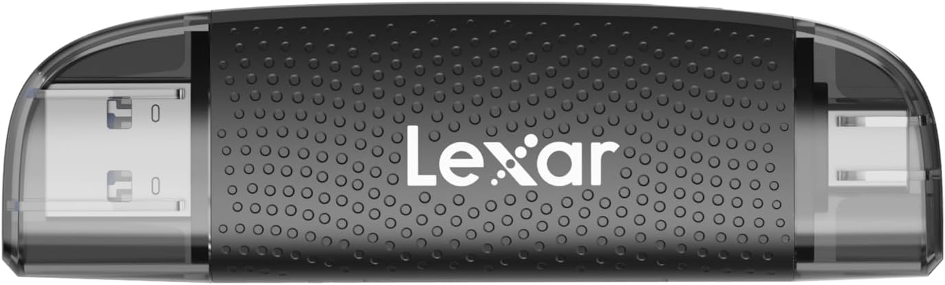 Lexar Dual-Slot Card Reader, Blazing 205MB/s Speed