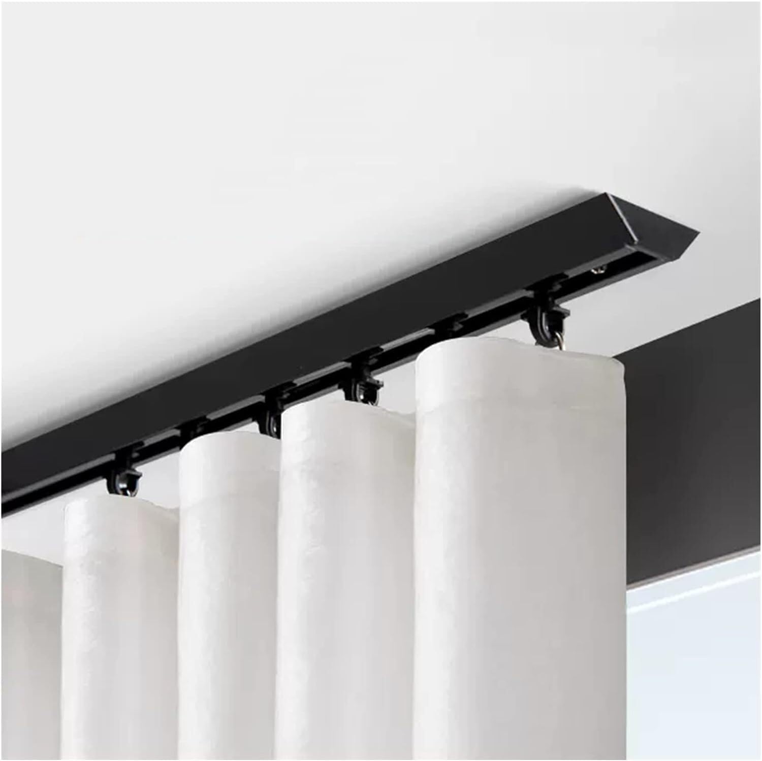 Aluminum Ceiling Mount Curtain Track - Privacy & Elegance!