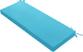 Outdoor Bench Cushion 59 x 18 in Teal - Waterproof, Fade Resistant