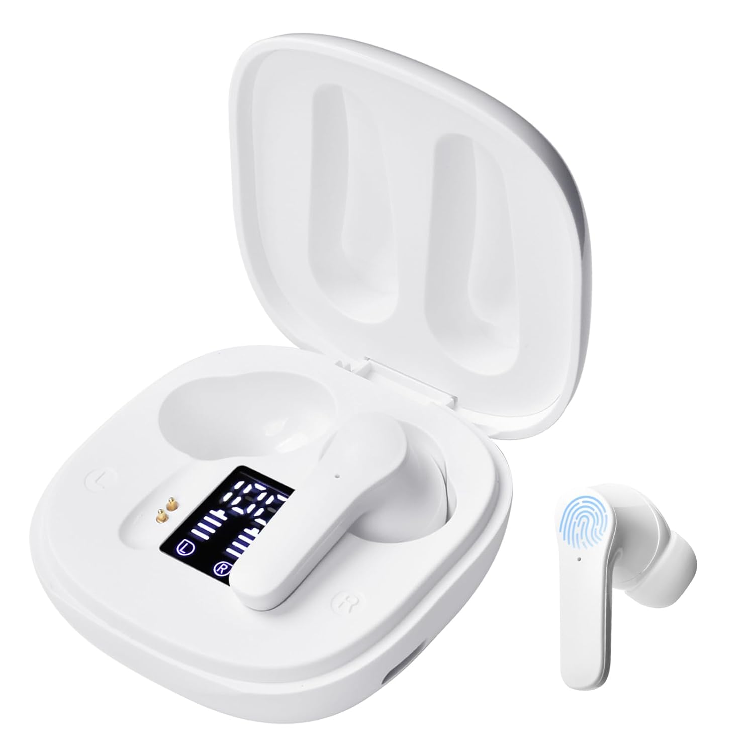 VICDREAM Language Translator Earbuds: 144 Languages, Real-time Translation, Two-Way Bluetooth