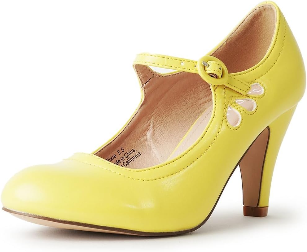 J. Adams Pixie Mary Jane Shoes - Retro Vintage Low Heels