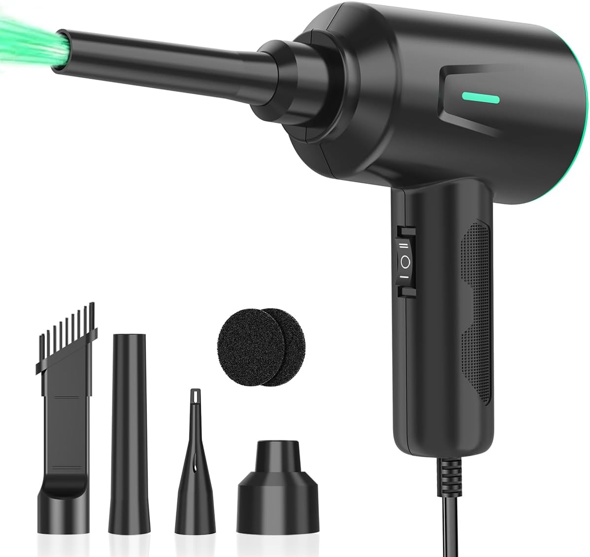 Meudeen Electric Air Blower - High Power Cleaning for PC