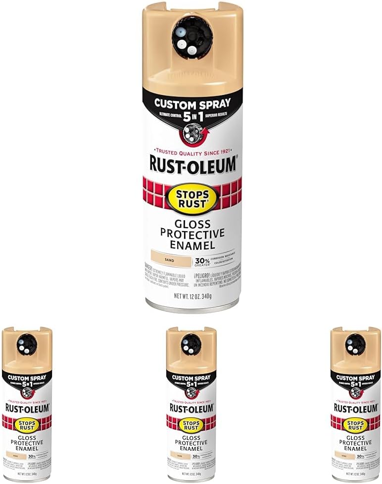 Rust-Oleum Stops Rust Custom Spray Paint 5-in-1 for Ultimate Control
