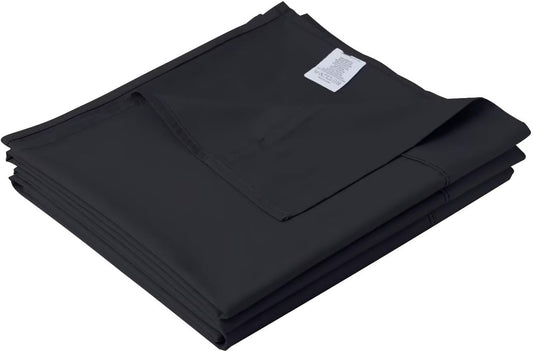 2-Pack Cotton Queen Flat Sheet Only, 600 Thread Count Luxury