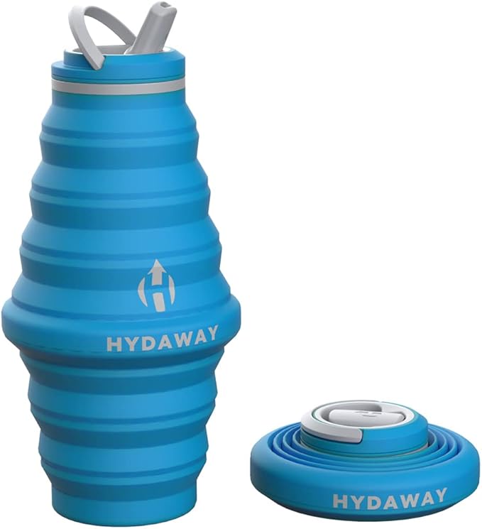 HYDAWAY Collapsible Water Bottle: Ultra-Packable & Travel-Friendly
