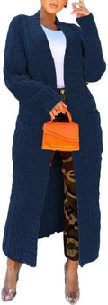 Cardigan Sweaters for Women Casual - Long Chunky Knit Coat