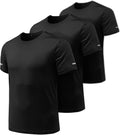 ATHLIO Men's Workout Running Shirt Pack - Quick Dry Sun Protection