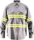 High Visibility Full Sleeve Safety Shirt for Work - Lime