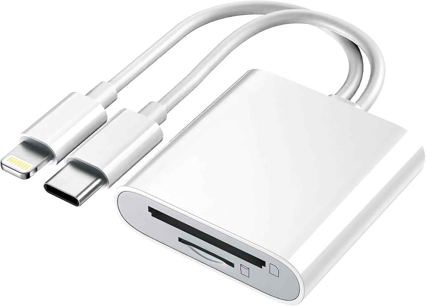 High-Speed Dual Connector SD Card Reader for iPad