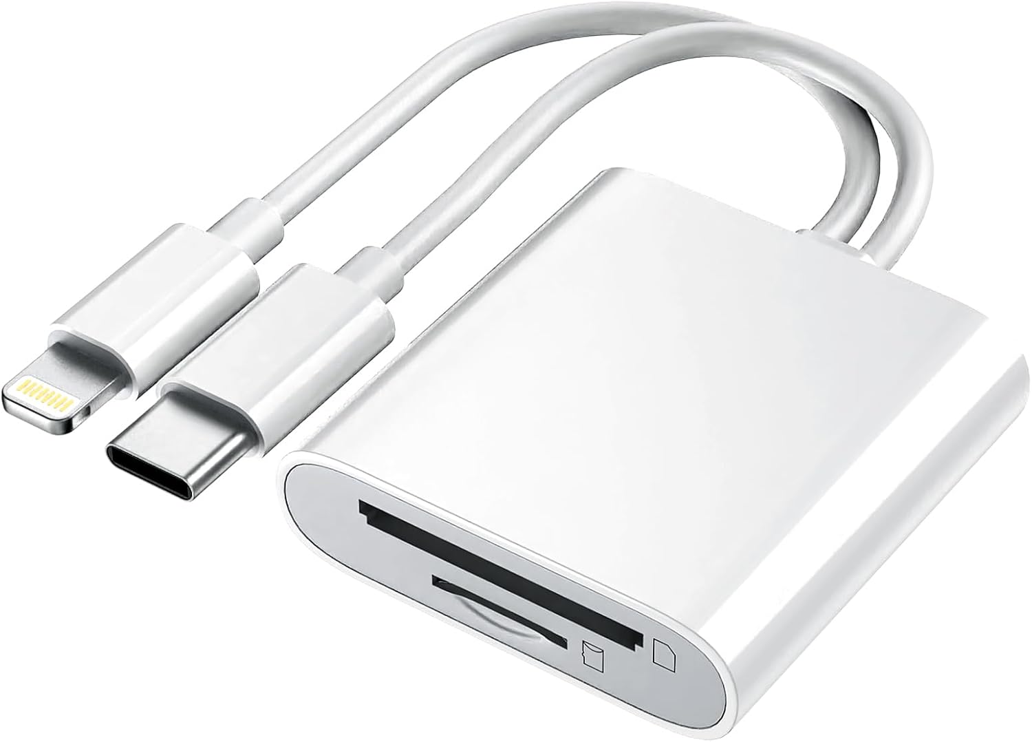 High-Speed Dual Connector SD Card Reader for iPad