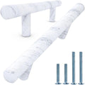 ALPINE HARDWARE Solid Stainless Steel Euro Bar Pulls - Durable Marble