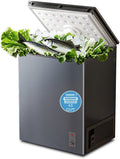 1.8 Cu. Ft. Chest Freezer Top Door - Compact Convertible Freezer