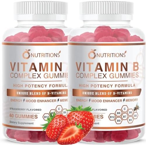 Vitamin B Complex Vegan Gummies for Energy and Immune Support