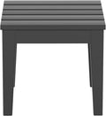 WestinTrends Ashore Outdoor Adirondack Side Table, Gray - Compact