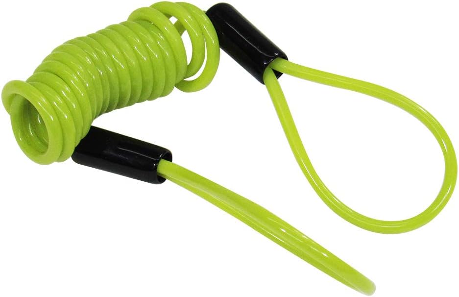 Pit Posse PP3158 Coiled Cable Helmet Lock - Theft Protection