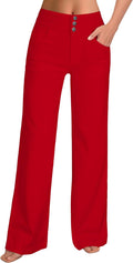 Women's Wide Leg Jeans High Waisted Stretch Baggy Loose Denim Pants on