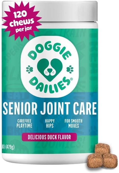 Advanced Senior Hip and Joint Supplement for Dogs - 120 Chews