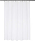 Nylon Hotel Shower Curtain Liner 72 x 72 in - Machine Washable Water