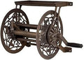 NeverLeak Decorative Wall Mount Hose Reel - Floral Brown
