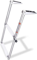 Young Marine 2 Step Stainless Steel Drop Down Telescopic Boat Ladder