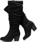Luoika Women's Extra Wide Calf Knee High Boots (Style J4KB)