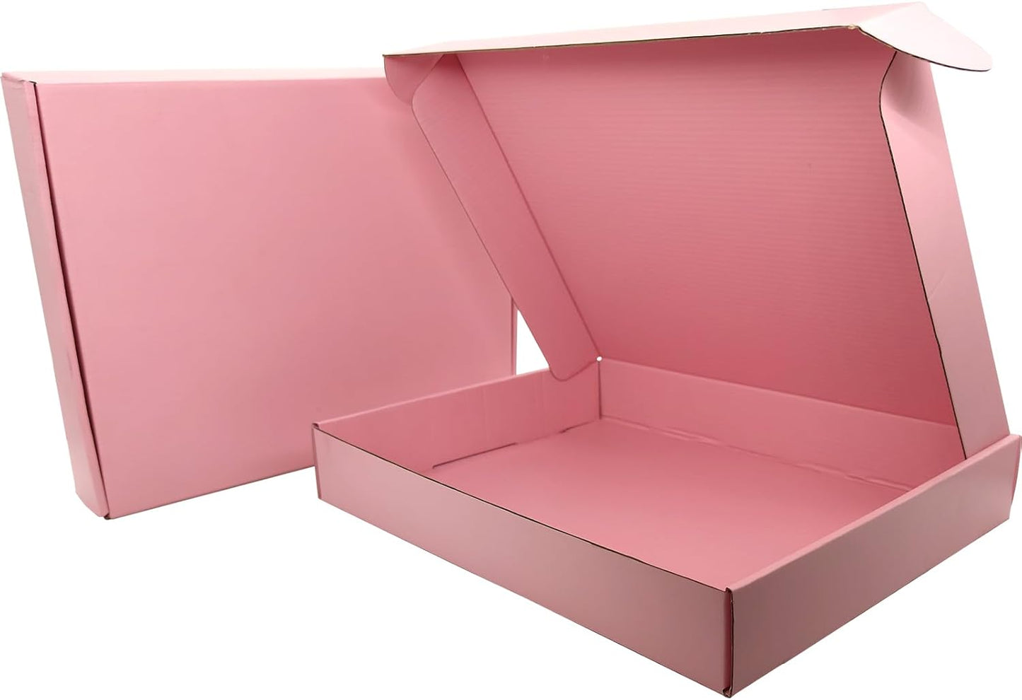 Pink Shipping Boxes for Small Business - 25 Pack of 13x10x2 in