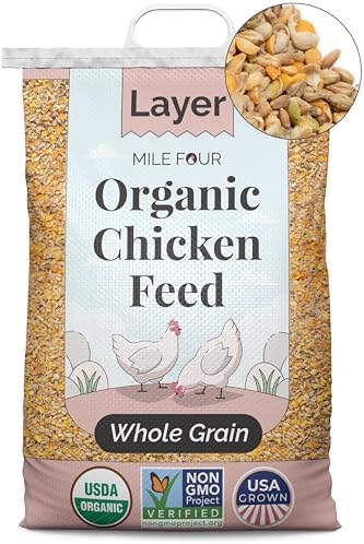 Mile Four Organic Chicken Feed for Healthier, Happier Chickens