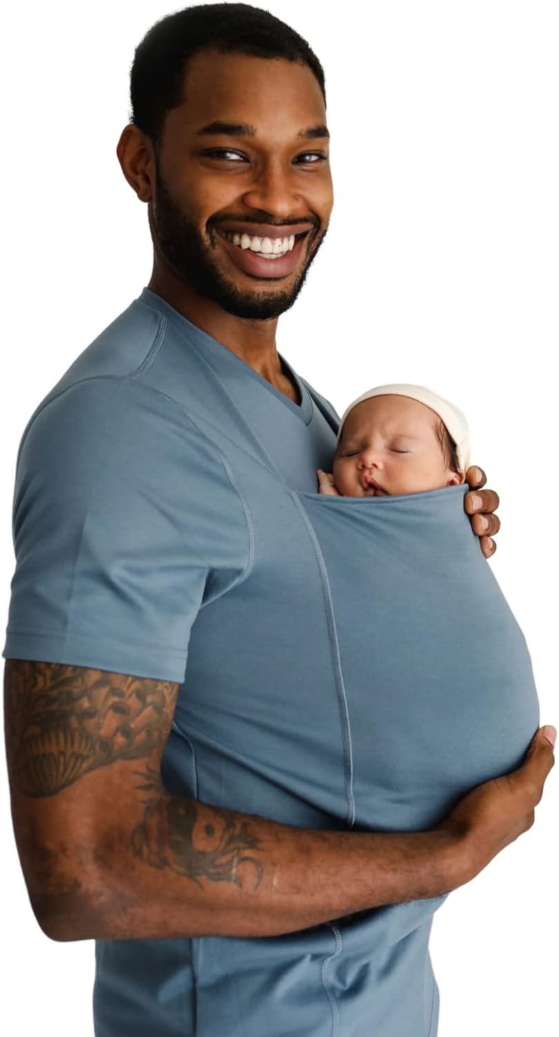 Lalabu Dad Shirt - Hands-Free Baby Carrier for Dads Comfort