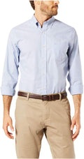 Ultimate Comfort Long Sleeve Flex Shirt for Men by Dockers