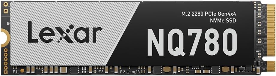 Lexar 1TB NQ780 SSD PCIe Gen4 NVMe for Gamers and Creators